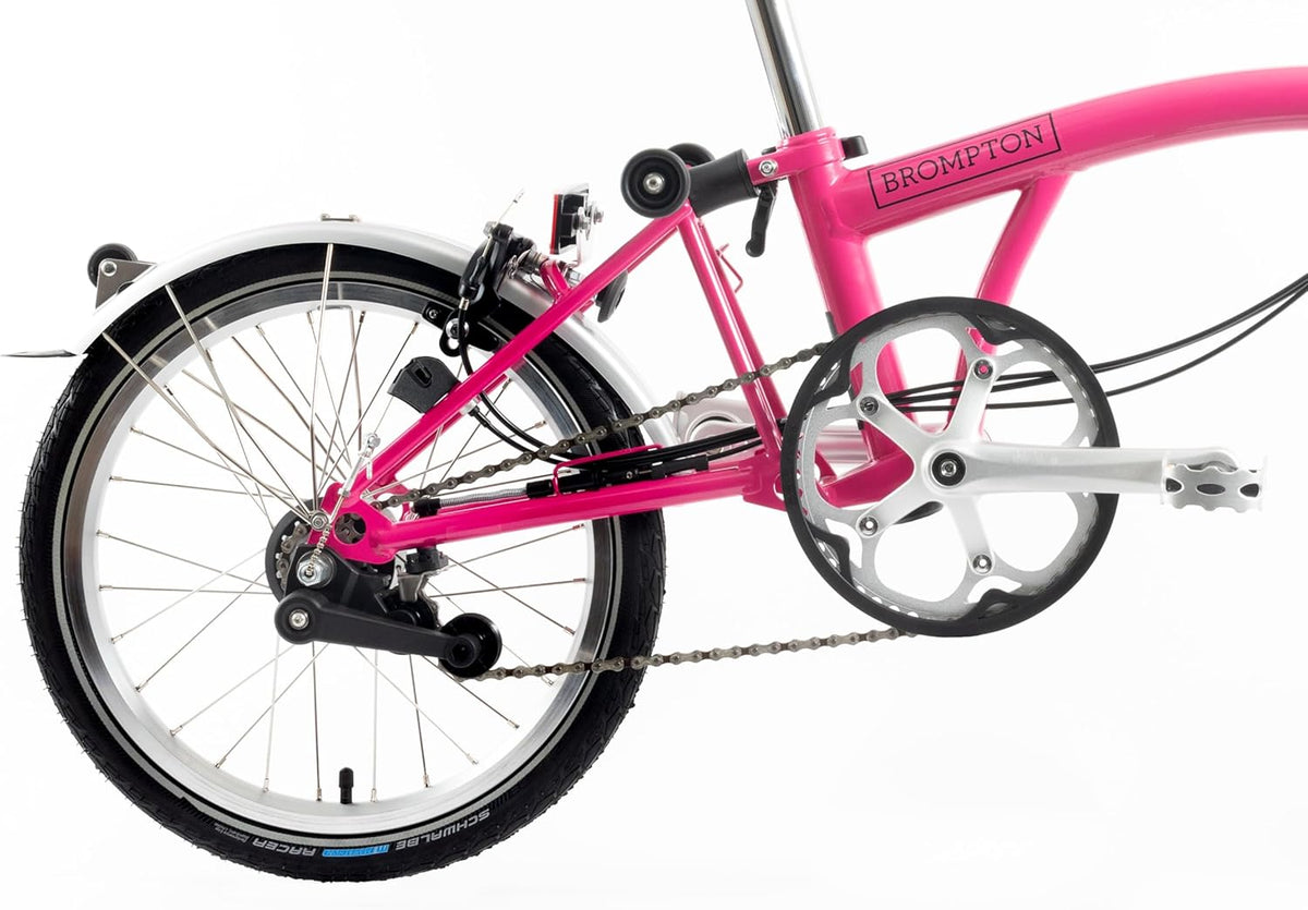 Hot Pink Folding Bike C395