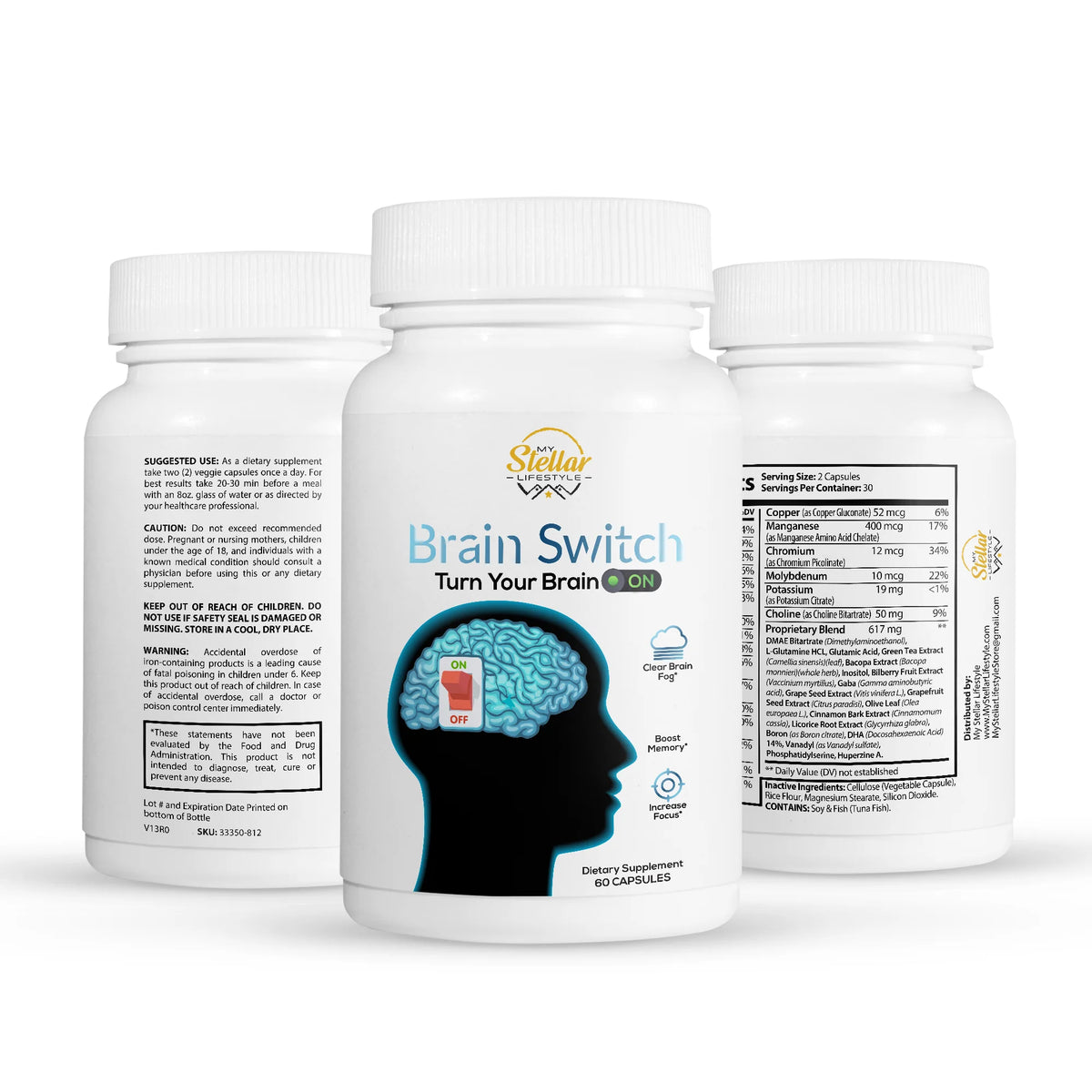 60 Capsules Brain Switch N28480