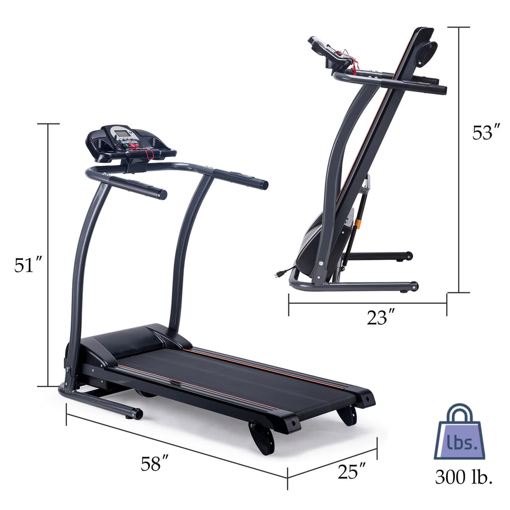 Foldable Incline Motorized Treadmill V4524