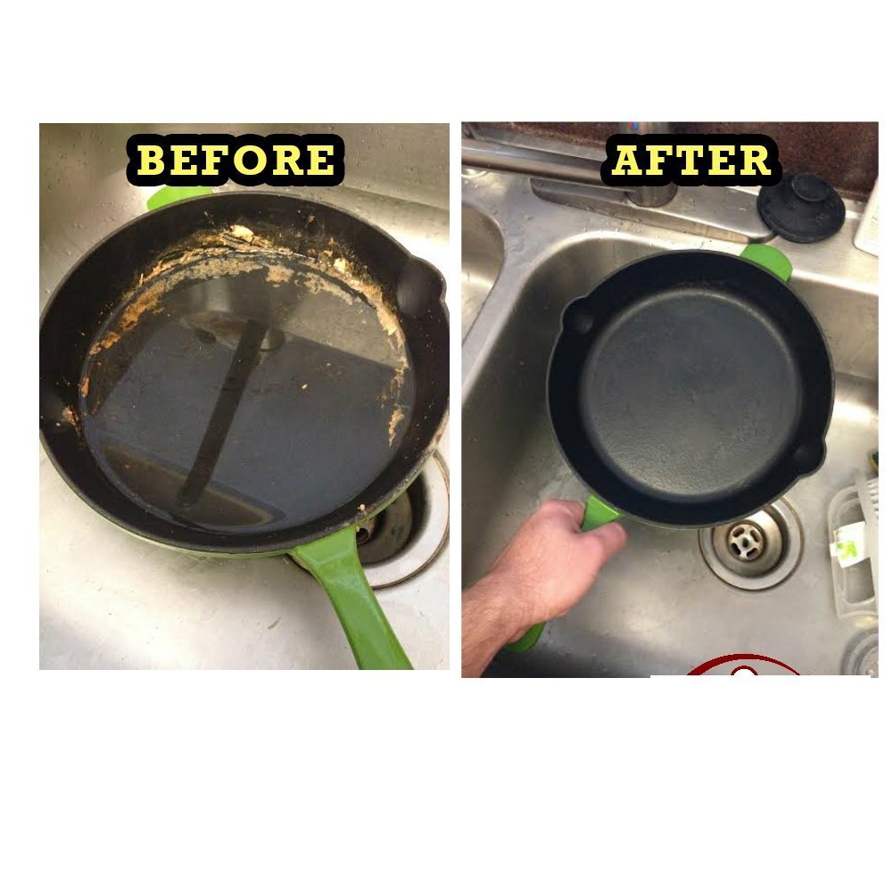 Stainless Steel Cast Iron Cleaner, 8x6 inch Z190