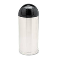 15 gal Satin Stainless Dome Top Receptacle M41499