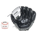 9.5 In. Black White and Gray Baseball Glove and Mitt with Ball W707130