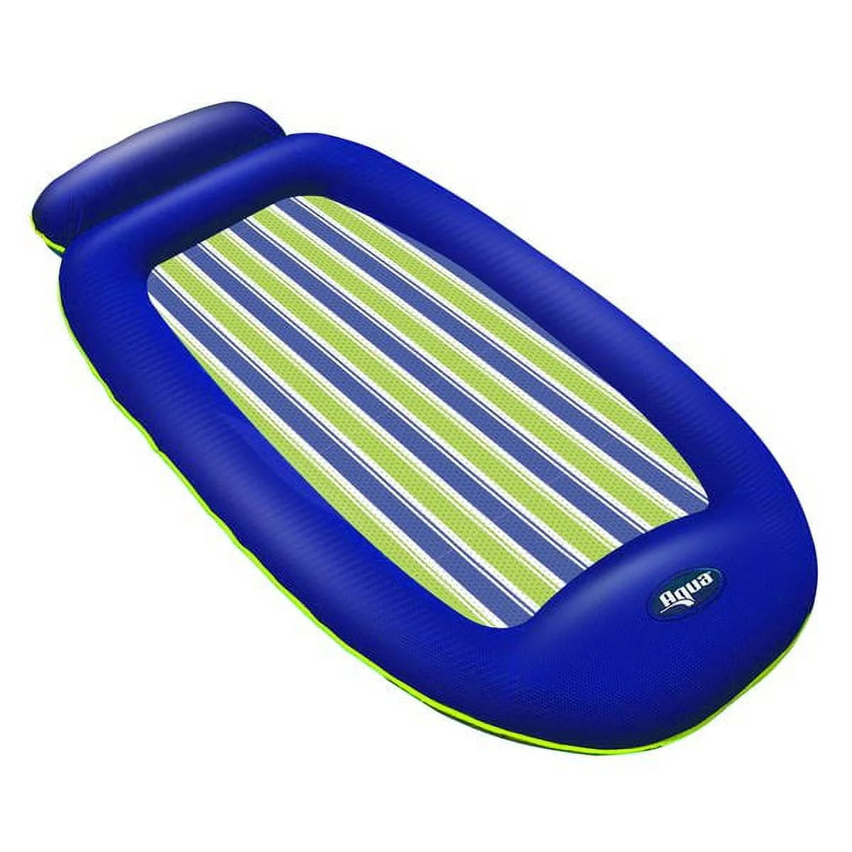 Blue Pool Float Lounge with Head & Footrests I109127