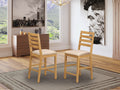 Fabric Counter Height Stools in Oak (Set of 2) P992797