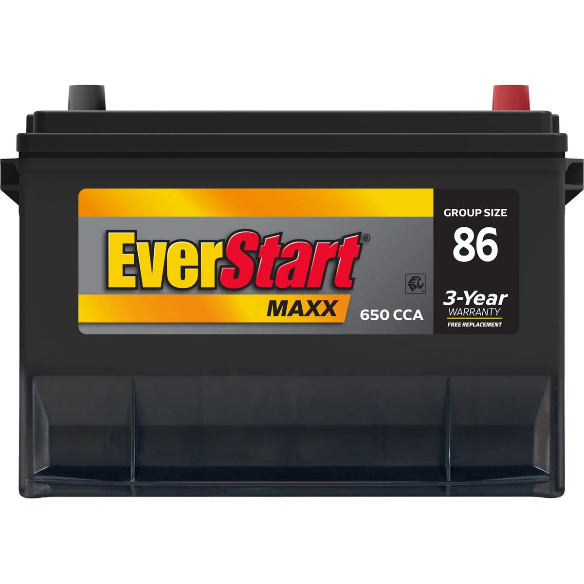 Lead Acid Automotive Battery Group Size 86 12 Volt 630 CCA C246
