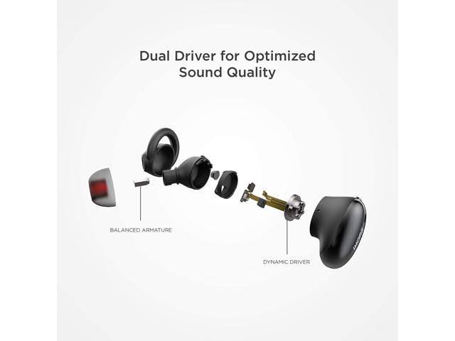 Dual Driver Noise-Canceling True Wireless In-Ear Headphones N718372