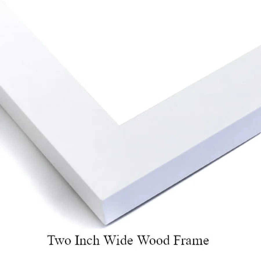 14x11 White Wood Framed Museum Art Print G2563