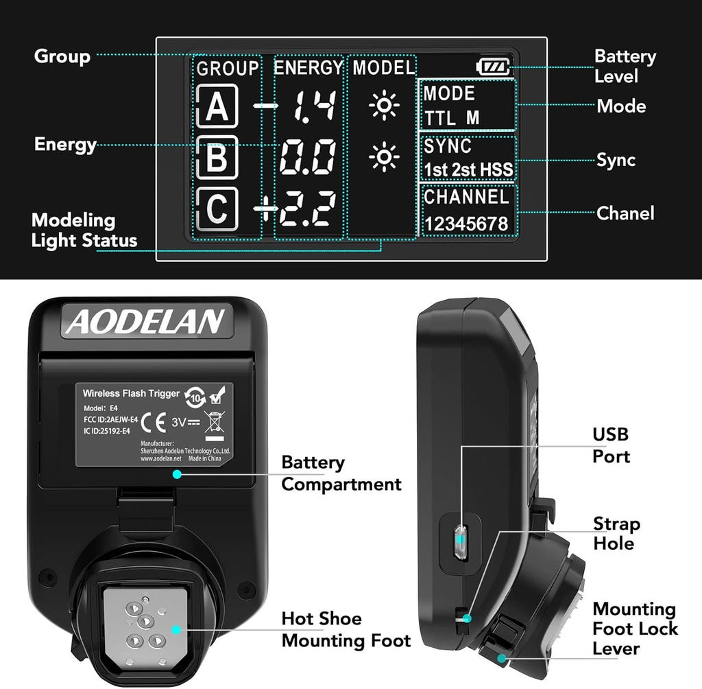 TTL Flash Trigger for Fujifilm Cameras V670503