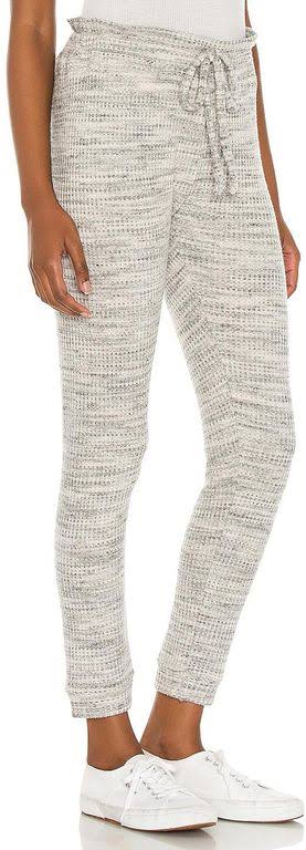Cream Waffle Knit Sweatpant X52800