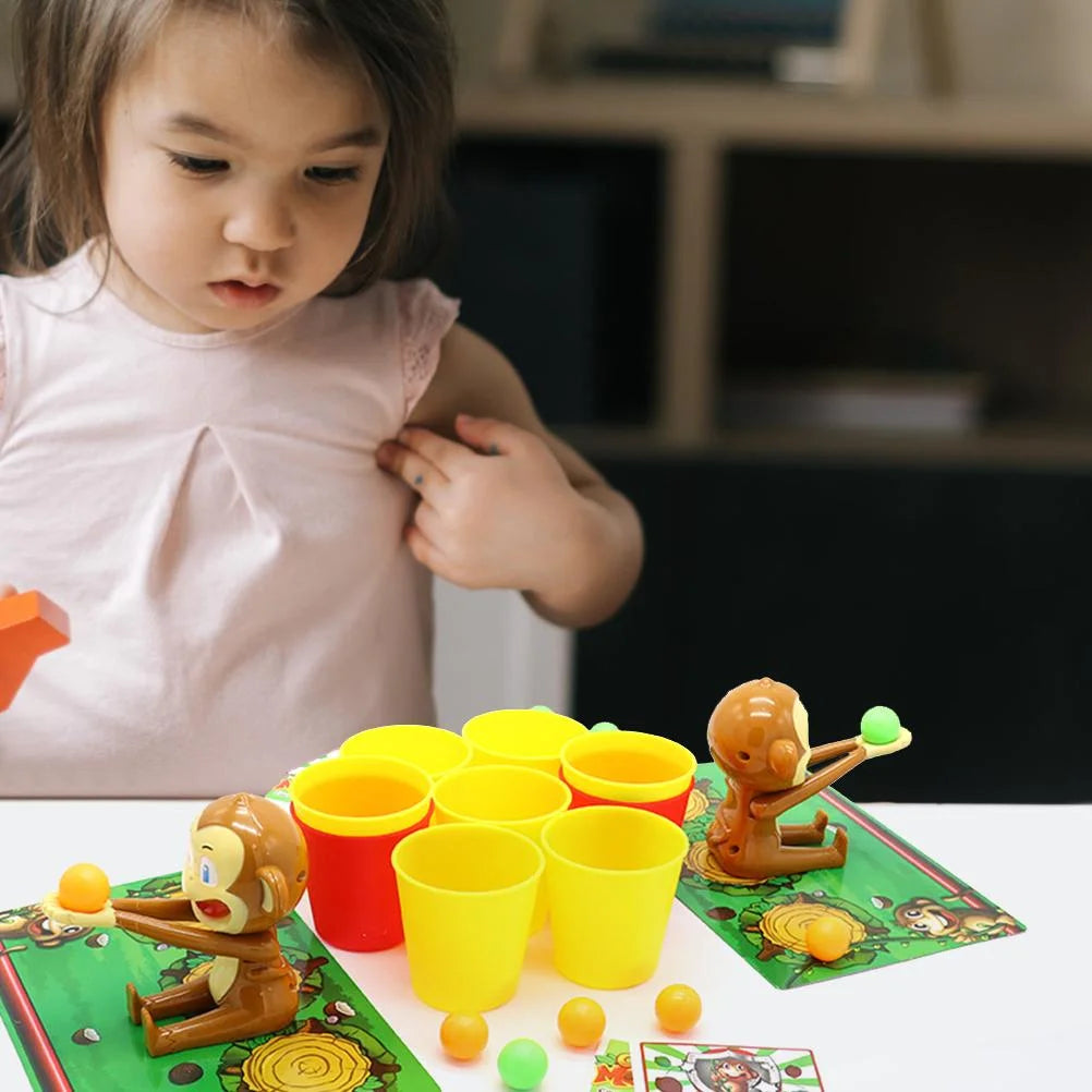 Funny Monkey Shooting Basket Toy Party Board Game L246