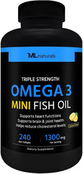 Omega 3 1300mg 240 Softgels EPA 700mg DHA 260mg L30300