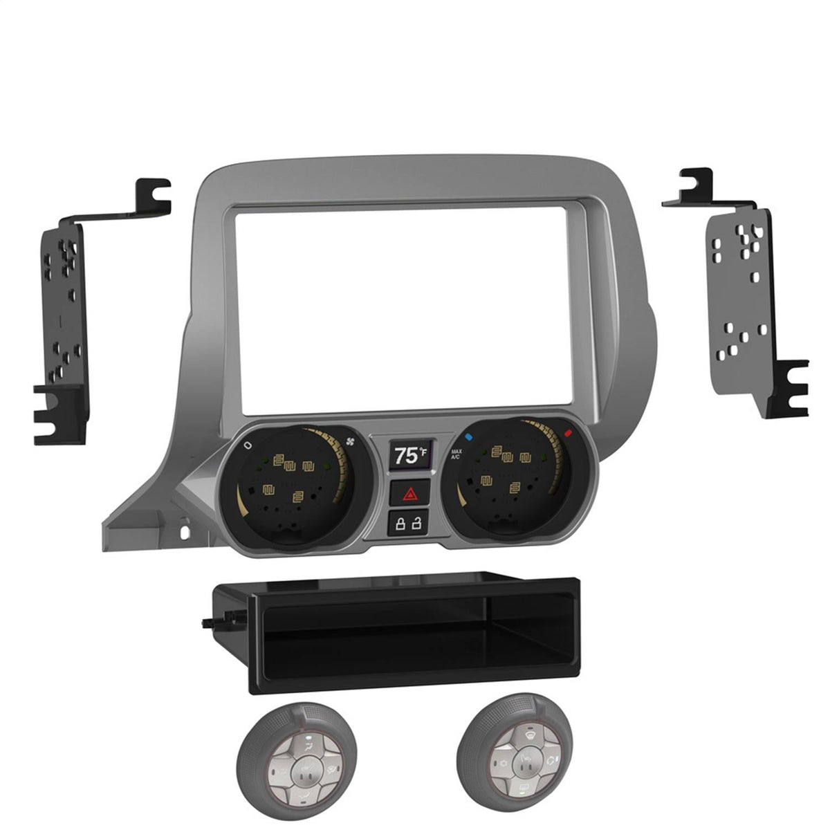 Silver Car Stereo Installation Kit C511870