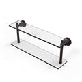22x22 Two Tiered Glass Shelf Oil Rubbed Bronze G323166