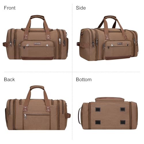Canvas Weekender Travel Bag U24986
