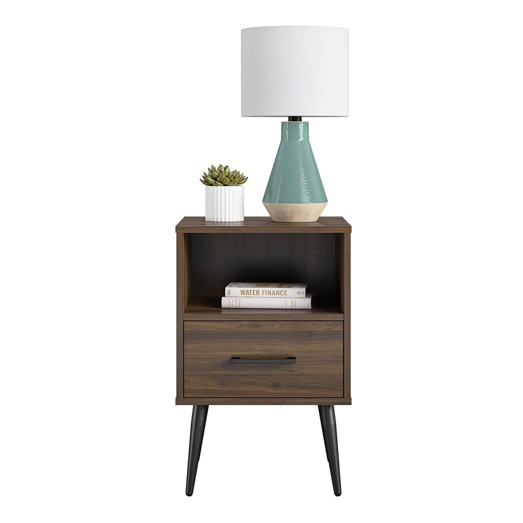 Walnut End Table X117355