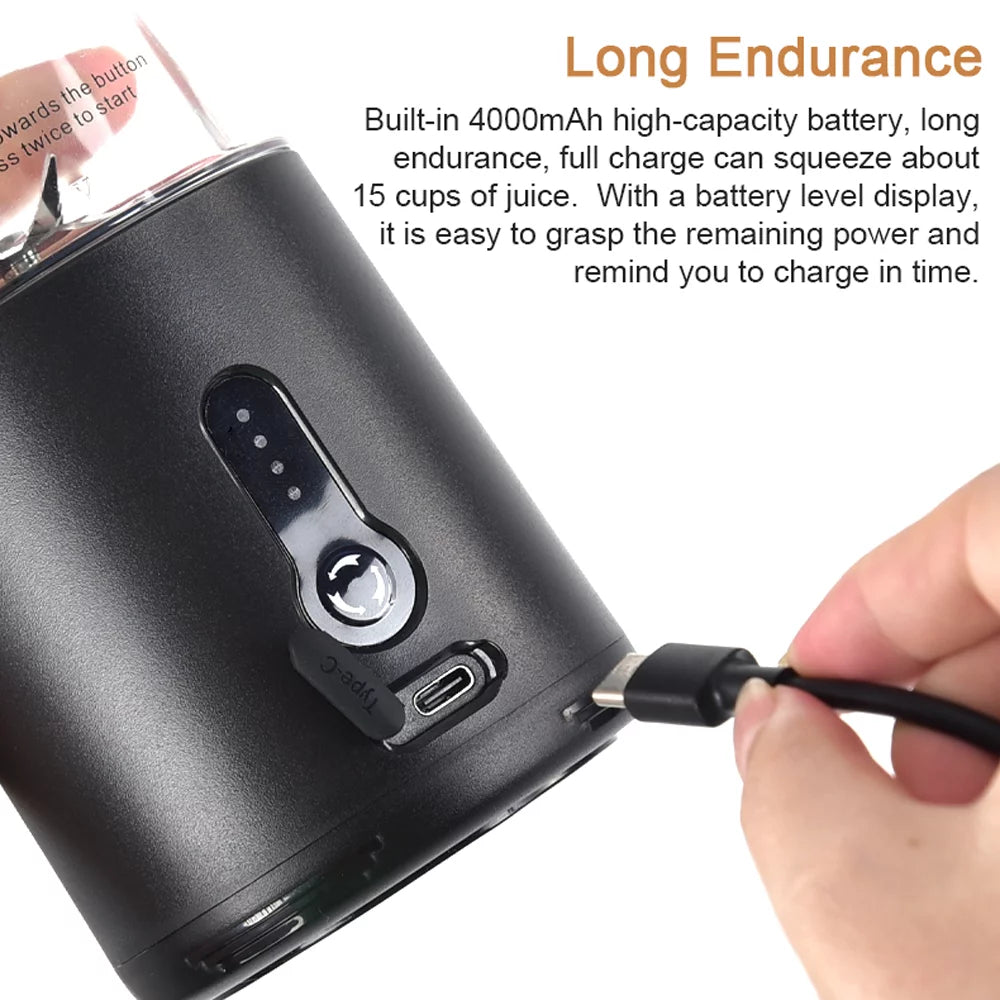 Portable USB Electric Blender 530ml F425