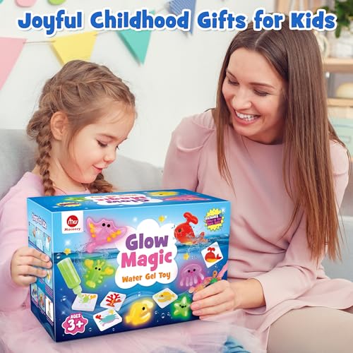 Glow in The Dark Water Gel Kit with Squishy Molds I21756