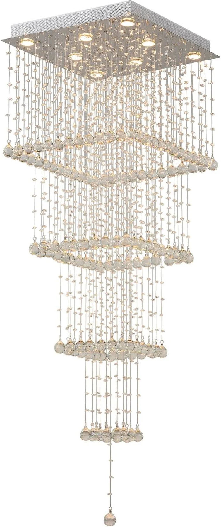 Square 8 Light Flush Mount L59235
