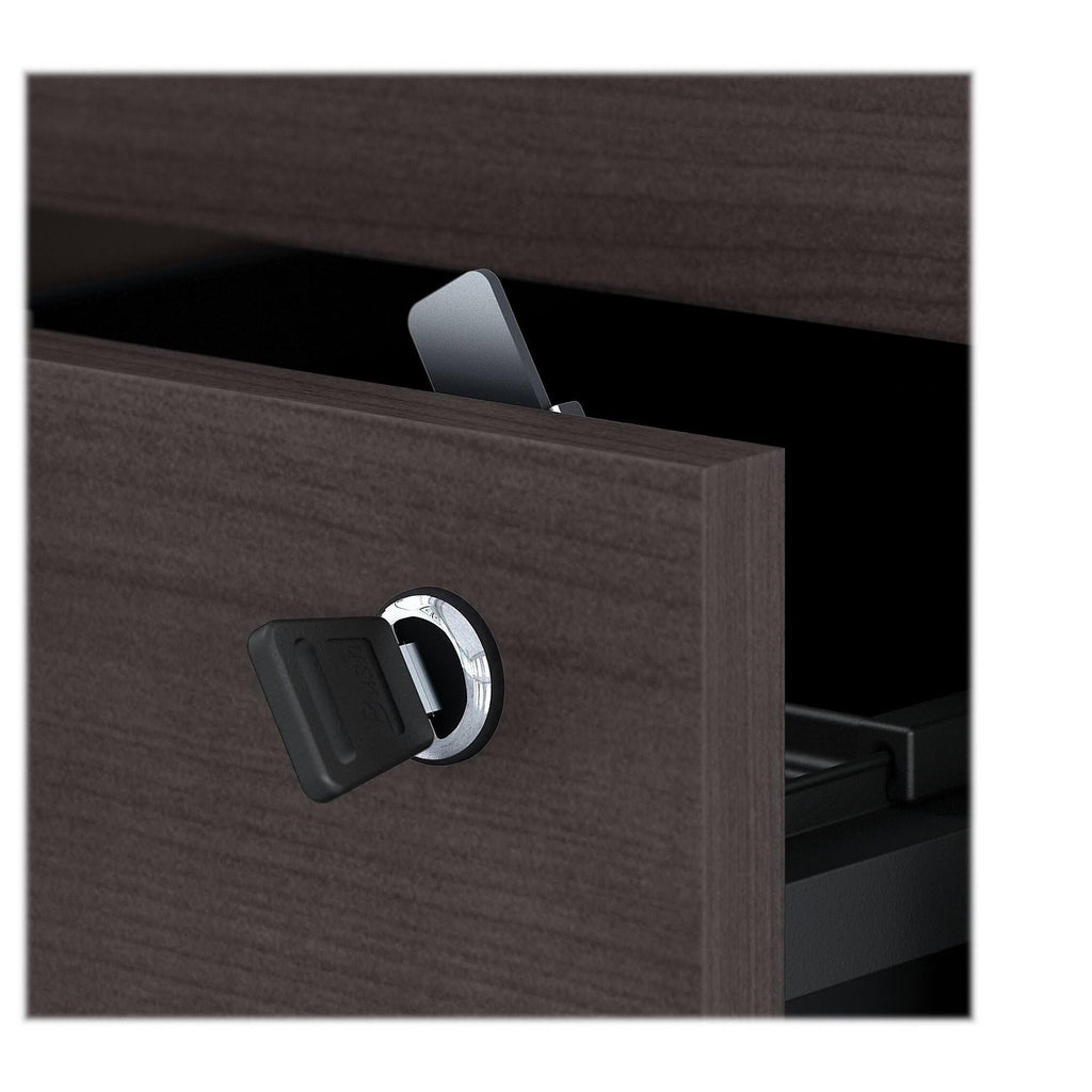 60W Desk with Drawers and Small Storage Cabinet R385403