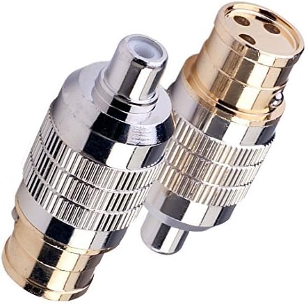 Female XLR to Female RCA Adapters 2 Pieces U181032