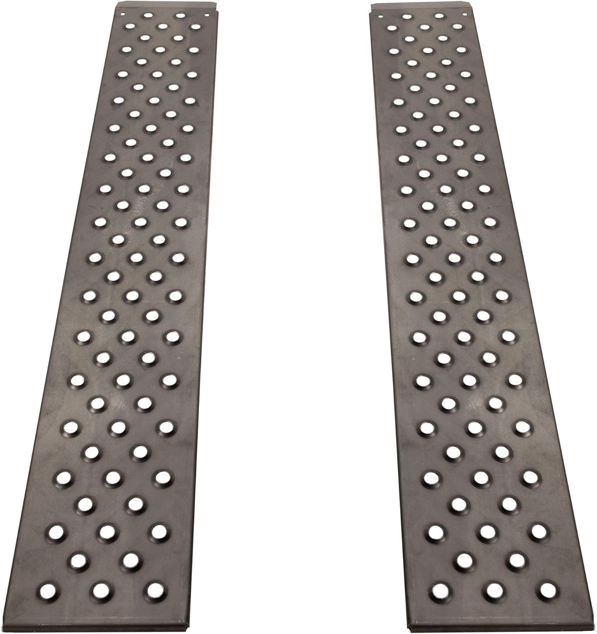 Heavy Duty 10ga Steel Trailer Loading Ramps, 2500lb Capacity (1-Pack) A31037
