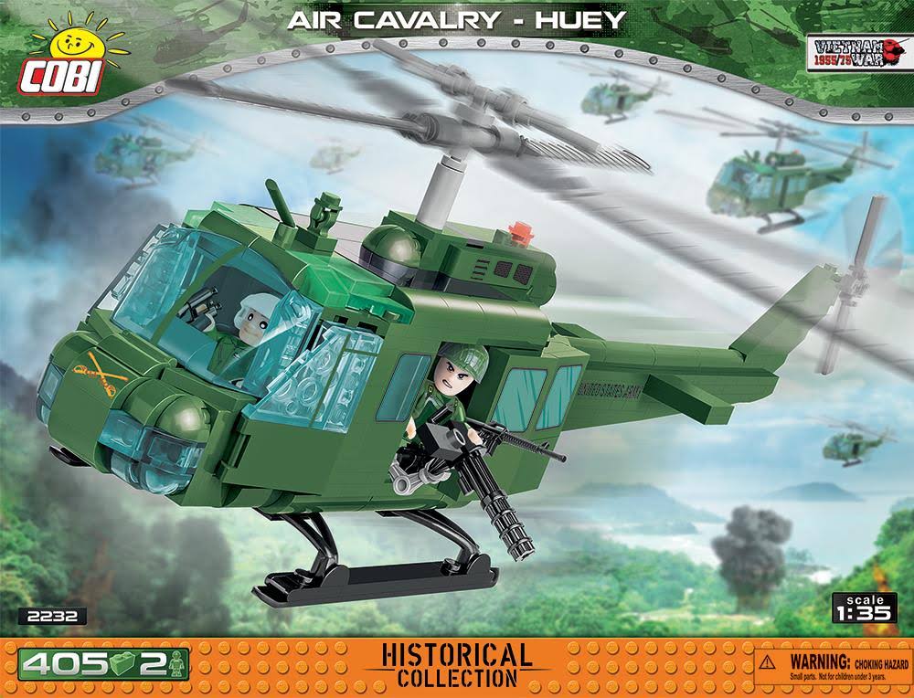 410 Pieces Vietnam War Air Cavalry Building Set D2160