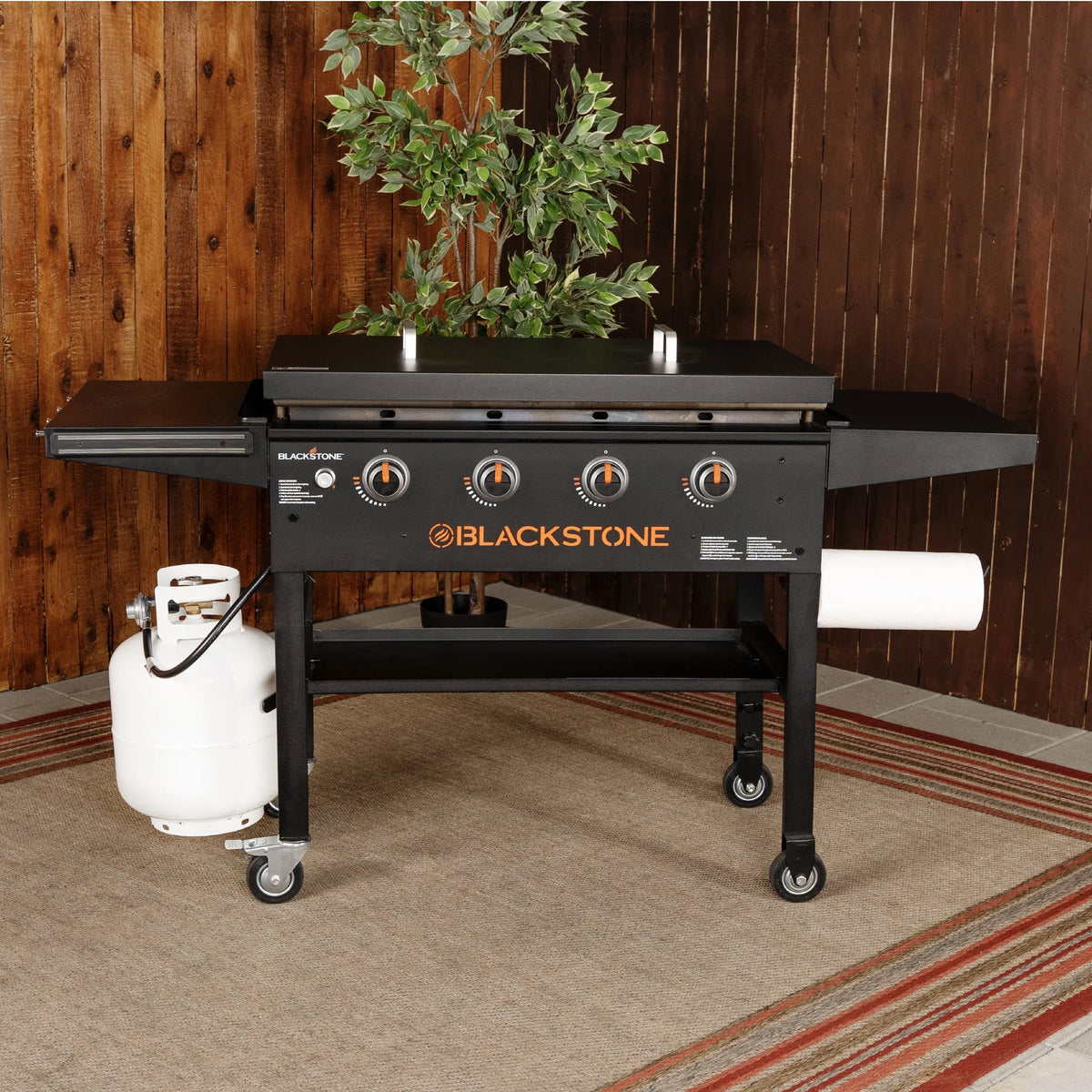 4-Burner 36 Griddle Cooking Station with Hard Cover T151