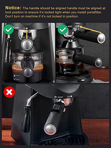 3.5Bar Espresso Coffee Maker with Milk Frother I964711