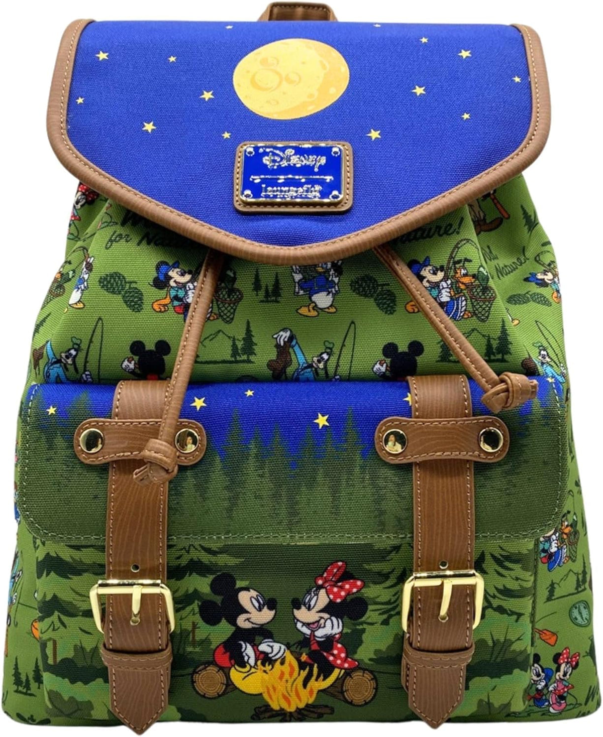 Mickey, Minnie, & Friends Camping Scene Rucksack O60138