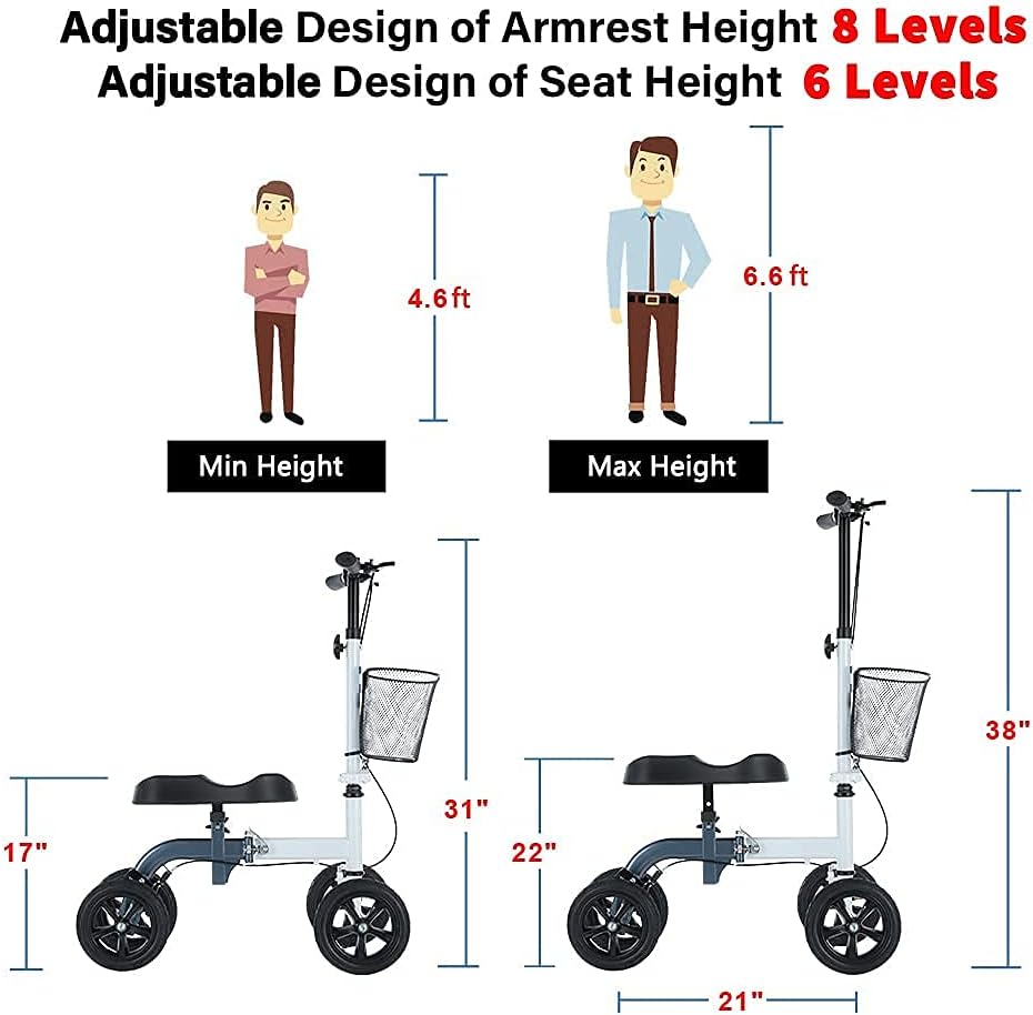 All-Terrain Foldable Knee Scooter Q146885