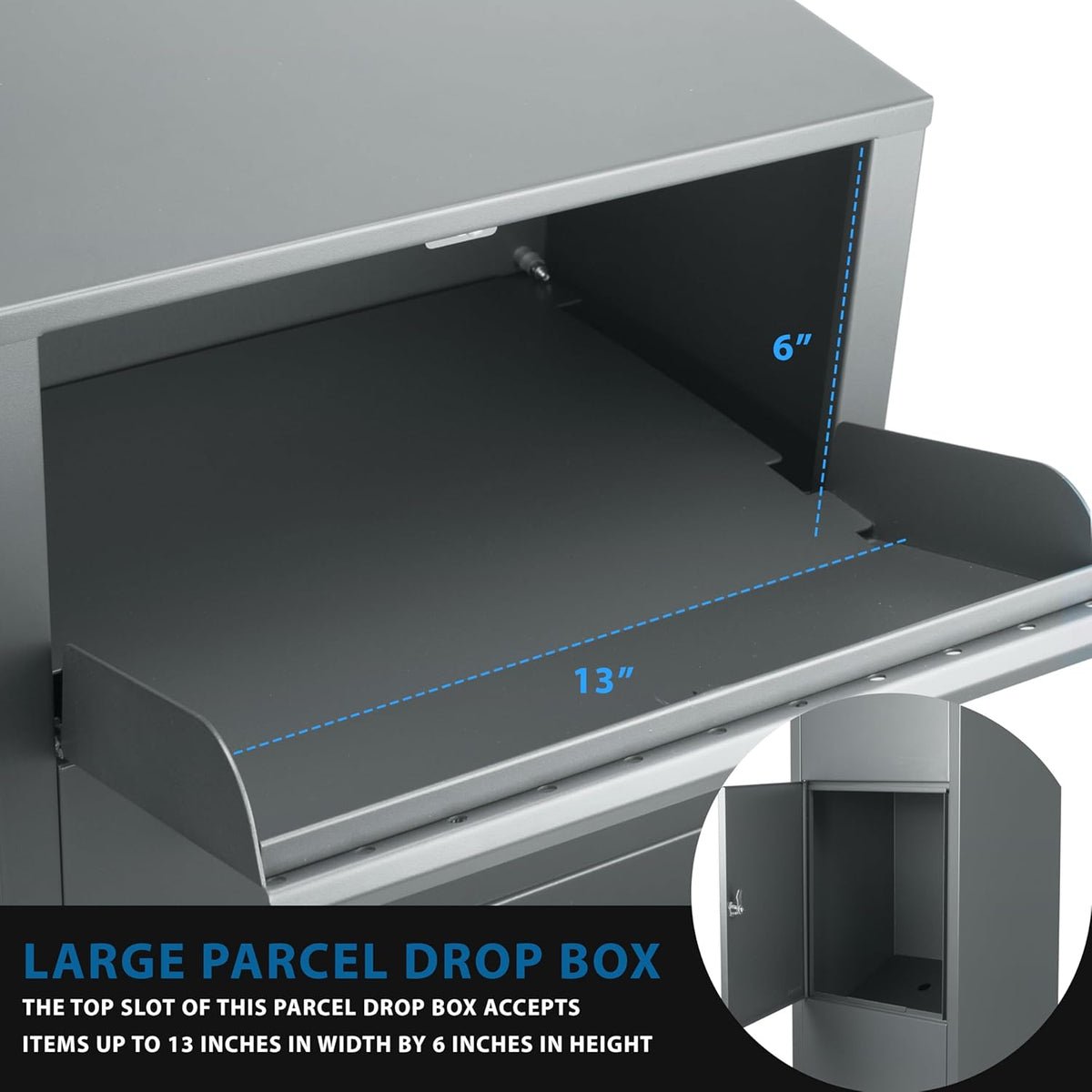 Steel Drop Box with Key Lock E83742