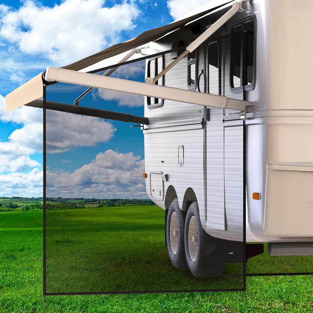 RV Awning Shade Screen 8x15.3’ with Zipper G3214