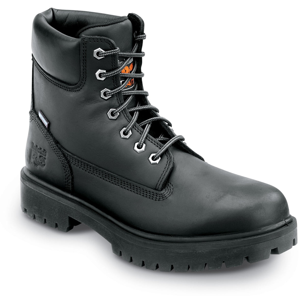 Black Steel Toe Waterproof Work Boots T724