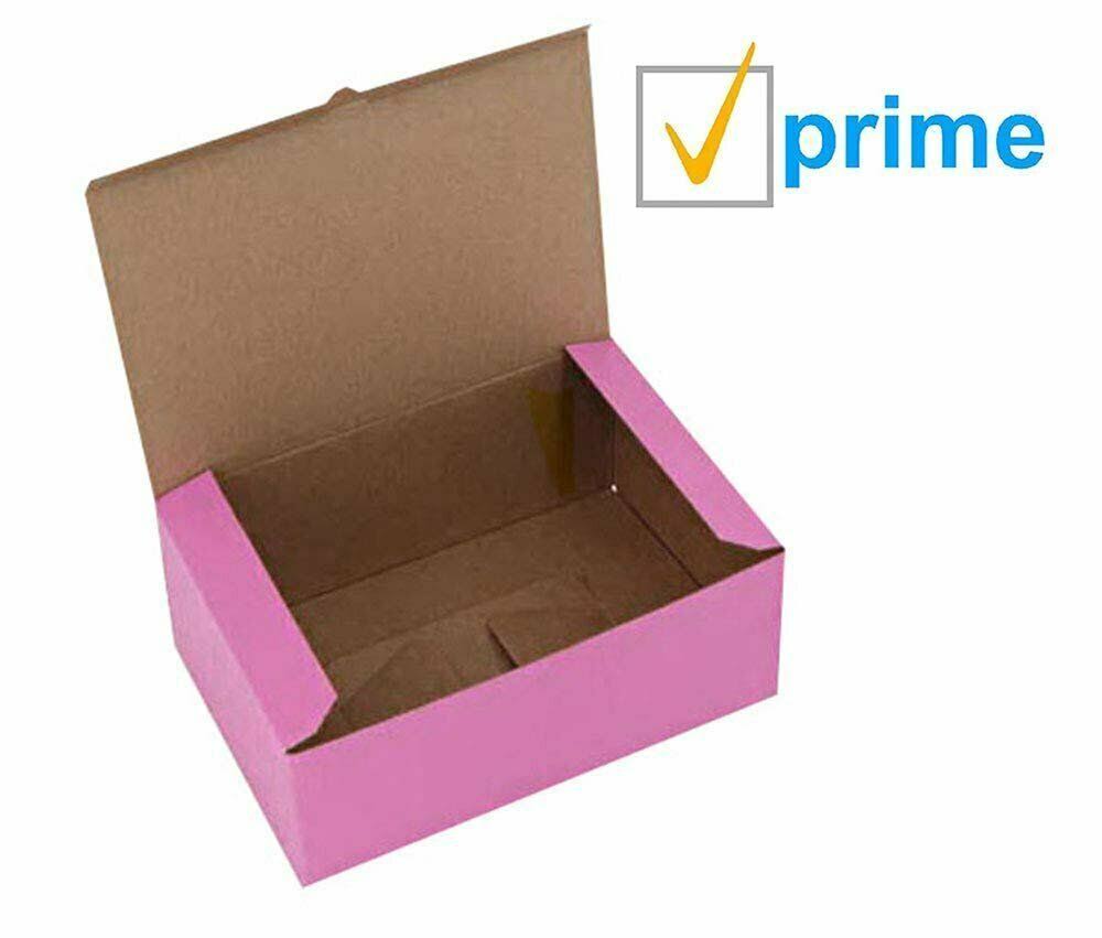 750 Pack Pink Cardboard Pastry Boxes K856484