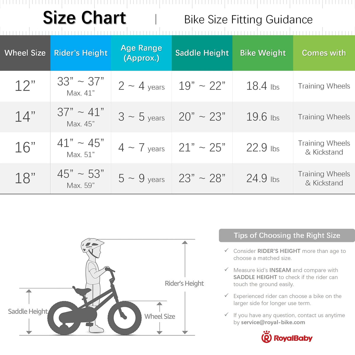 16 Inch Kids Bike with Training Wheels and Kickstand Q8216