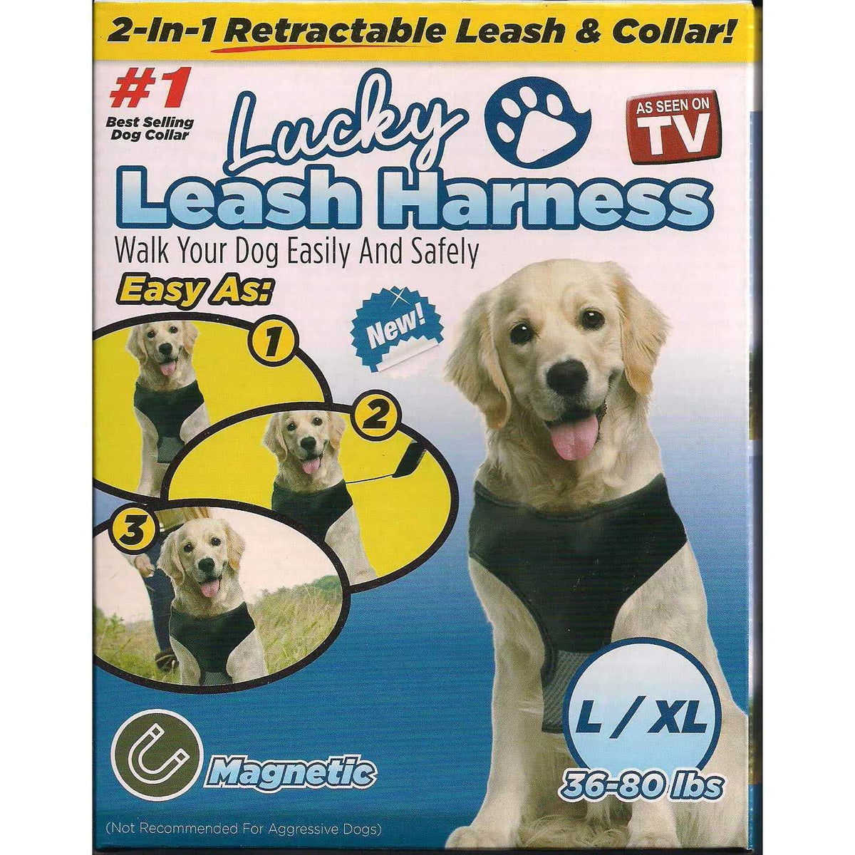 Magnetic Harness & Retractable Leash R349227