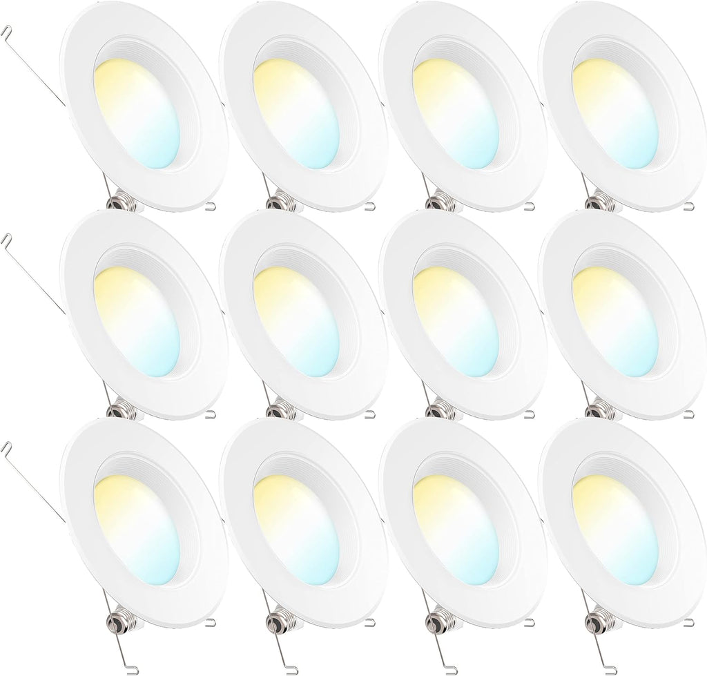 12 Pack 5/6 Inch LED Recessed Lighting Retrofit Conversion Kit S9874