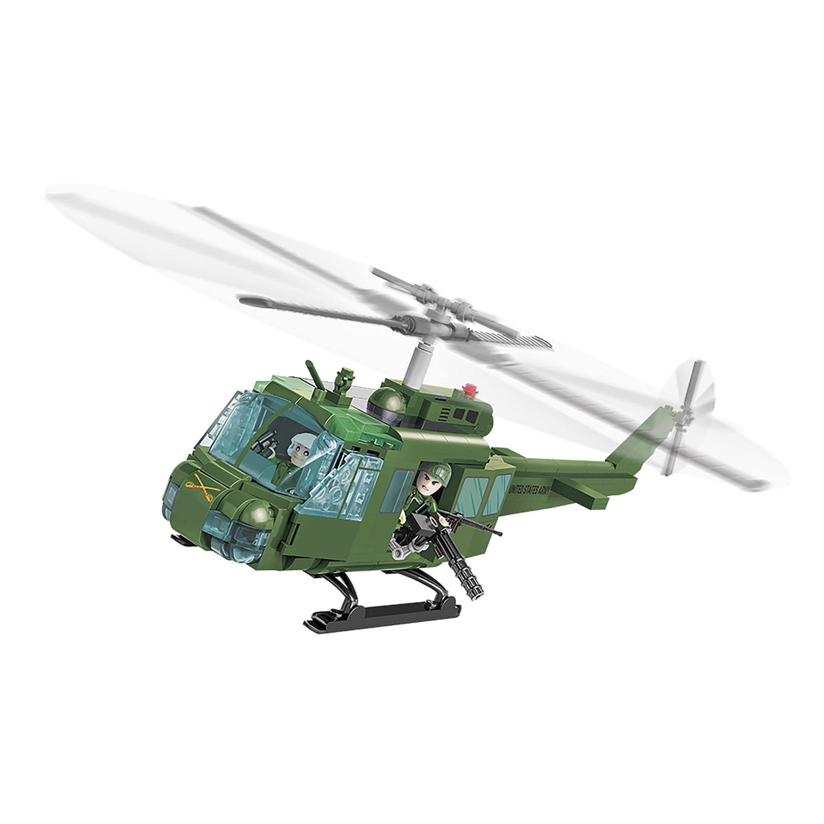 410 Pieces Vietnam War Air Cavalry Building Set D2160