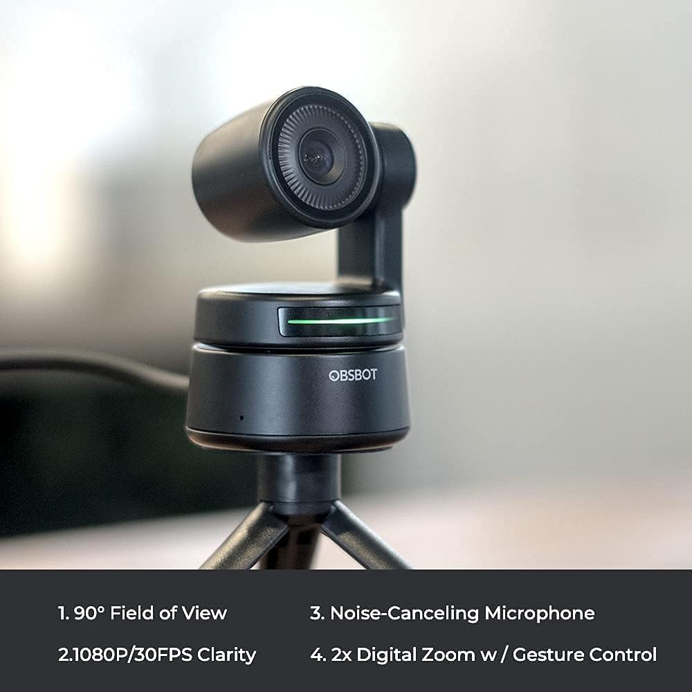 Full HD 1080p PTZ Webcam with Dual Omni-Directional Mics K814