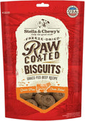Freeze-Dried Raw Coated Grain Free Dog Biscuits 9 oz Bag C37462