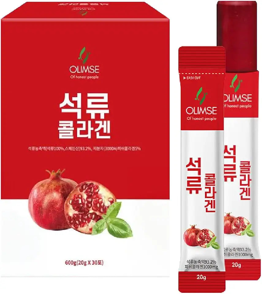 Pomegranate Collagen Jelly Stick 20g 30 Sticks Y11000