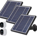 Solar Panel 3 Pack with 11.8feet Power Cable and Adjustable Mount J820908