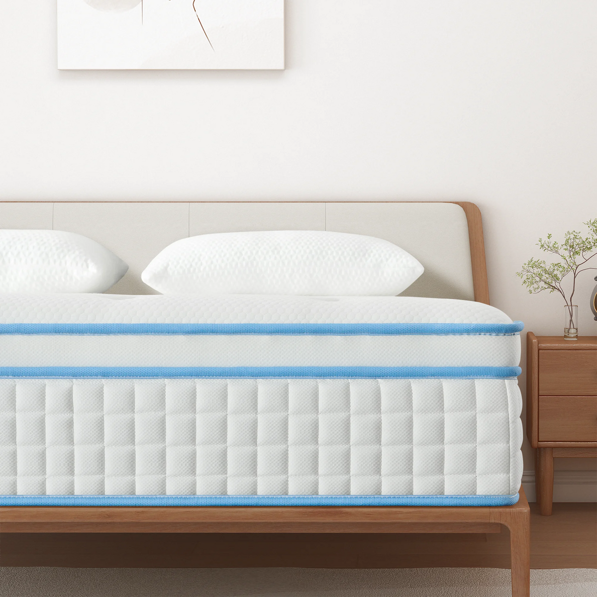 Queen 14 Inch Gel Memory Foam Innerspring Mattress S731