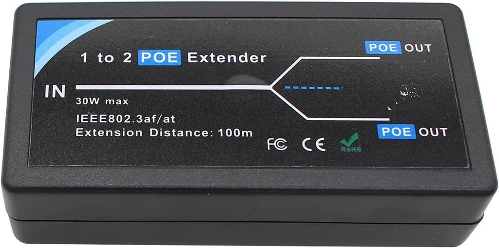 2 Port PoE Extender 100m 10,100Mbps J4476