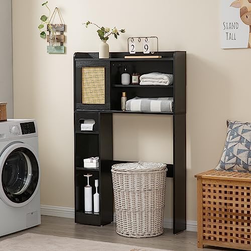 White Over The Toilet Storage Cabinet with Adjustable Shelves K8725