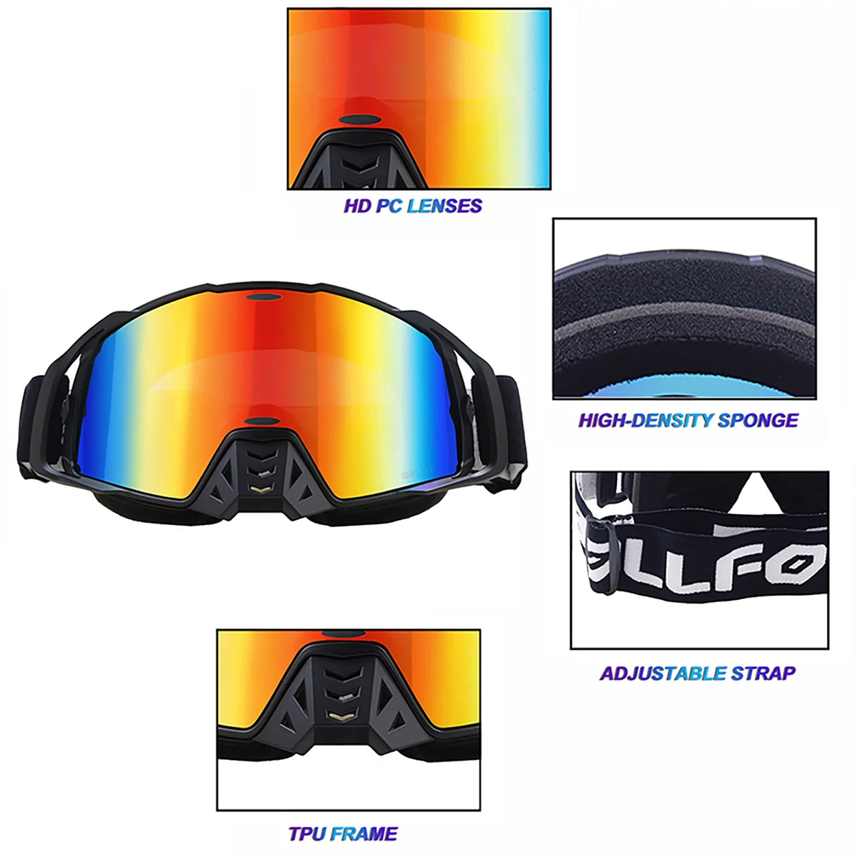 Motorcycle Motocross Goggles B584