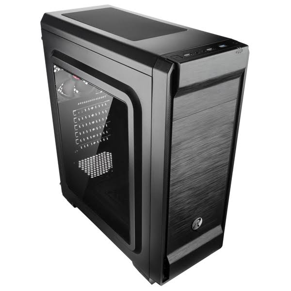Black Midi-Tower Gaming Case R2507