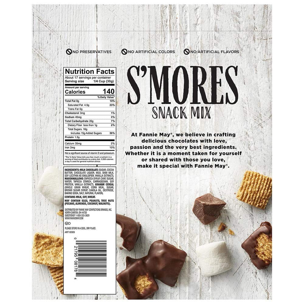 Milk Chocolate Covered Mini Marshmallows and Graham Cereal, 18oz Bag M52726
