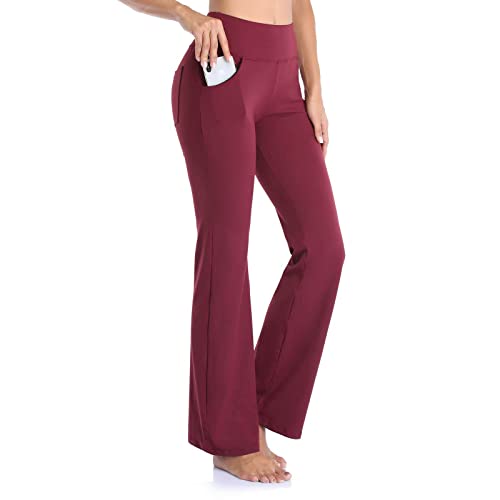 High Waisted Bootcut Yoga Leggings with Pockets R43071