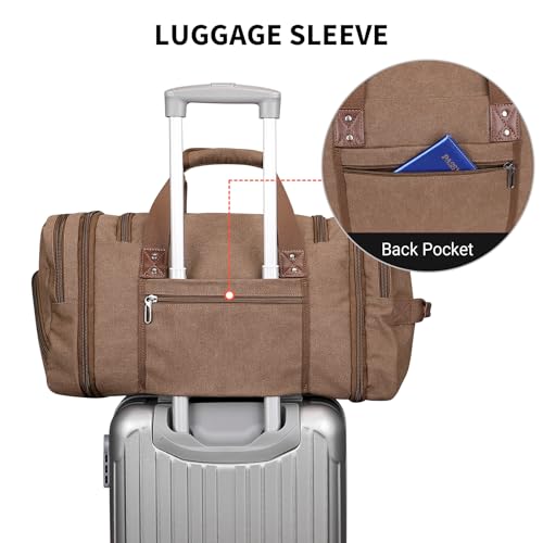Canvas Weekender Travel Bag U24986
